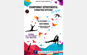 Organisation : Championnat Départemental GAM GAF par équipe - Cosec Rangueil - 25 et 26 février 2017