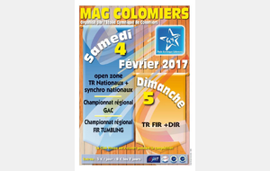 TSA : Bilan Open de Zone et Championnat régional TR TU GAC - Colomiers - 4 et 5 février 2017