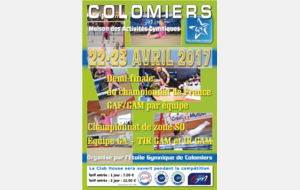 GAM : Bilan Championnat de Zone par Equipe - 22 et 23 avril 2017 - Colomiers