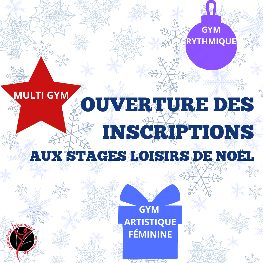 Stages loisirs des vacances de Noël 2025