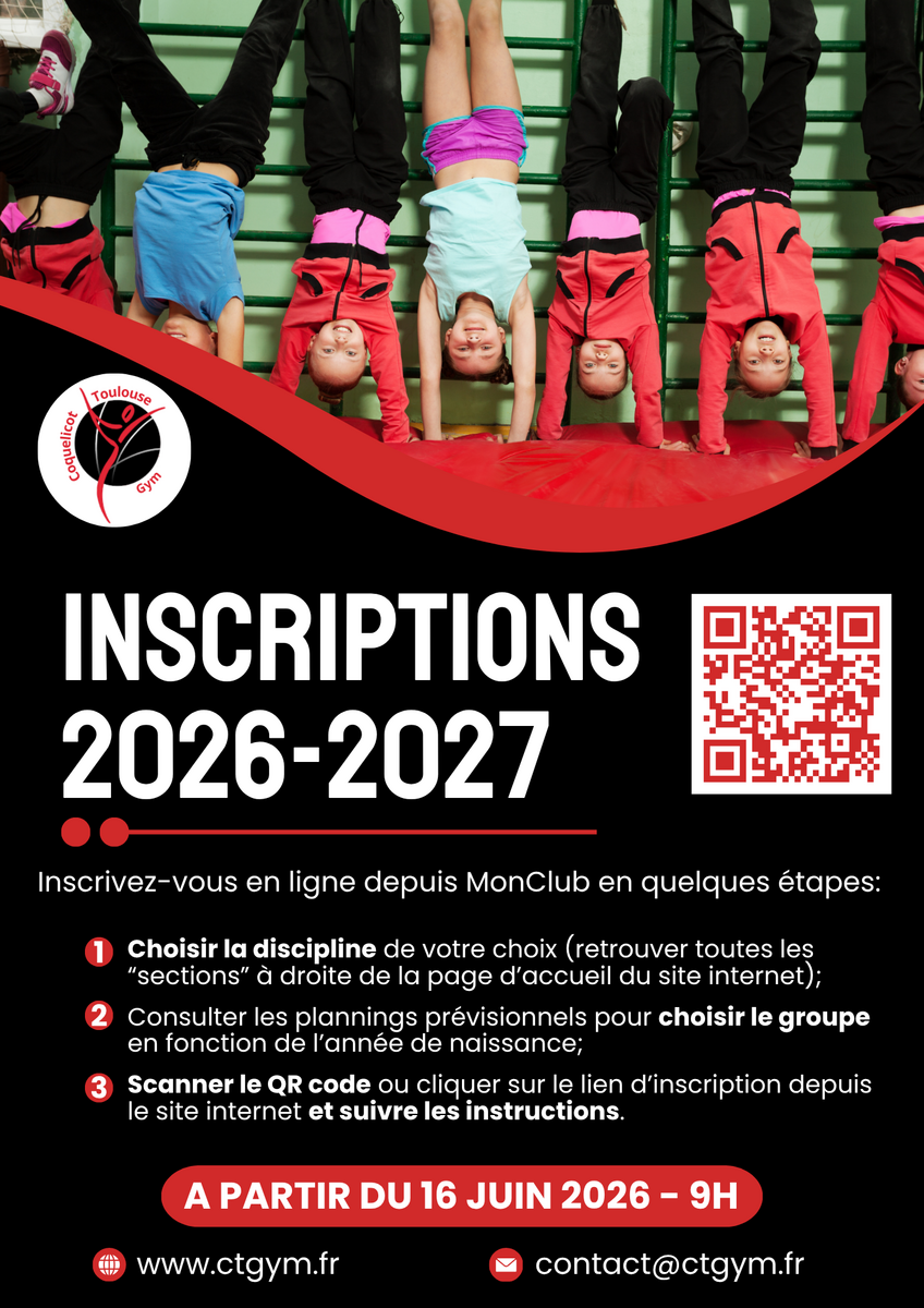 Ouverture des inscriptions 2026-2027