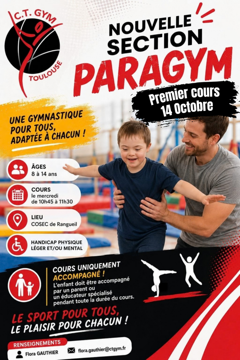 NOUVELLE DISCIPLINE : LE PARA GYM