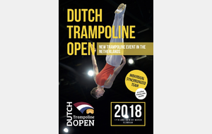 TR : Baptiste Leroux au Tournoi Dutch Trampoline Open 2018 - 17 et 18 mars 2018 - Alkmaar (Pays-Bas) 