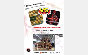 GAM: Compétition  les p'tits gyms toulousains  - samedi 19 mai 2018 - Cosec Rangueil