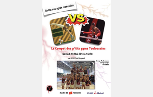 GAM: Compétition &quot;les p'tits gyms toulousains&quot; - samedi 19 mai 2018 - Cosec Rangueil