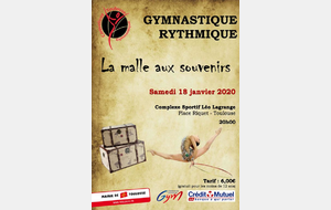 ORGANISATION : le Gala d'hiver GR  c'est samedi 18 janvier 2020 !