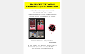 Gym acrobatique : recherche Voltigeuse 