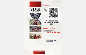 GAF- Stage vacances de Printemps