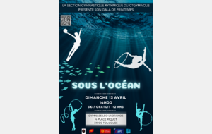 GR- Le gala de Printemps, c'est le dimanche avril