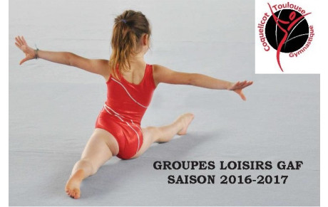 Groupes GAF Loisirs  saison 2016-2017
