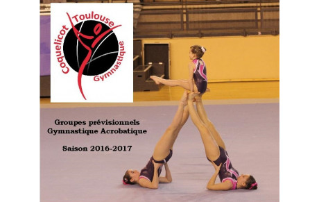 GAC : Groupes  saison 2016-2017