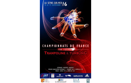 Bilan Championnat de France par équipe Trampoline - La Seyne Sur Mer - 18 au 20 novembre 2016