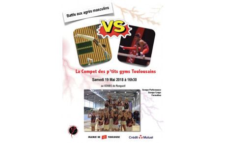 GAM: Compétition &quot;les p'tits gyms toulousains&quot; - samedi 19 mai 2018 - Cosec Rangueil