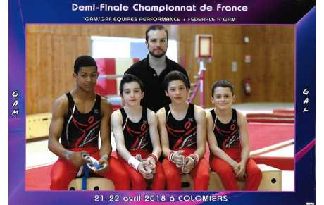GAM : Bilan Championnat régional Equipe performance - Colomiers - 21 et 22 avril 2018