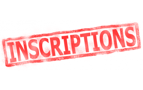 Inscriptions saison 2018-2019