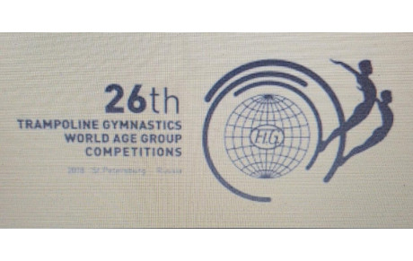 Championnat du Monde Trampoline par groupes d'Age - St Pétersbourg -  novembre 2018 : Gamba Baptiste !