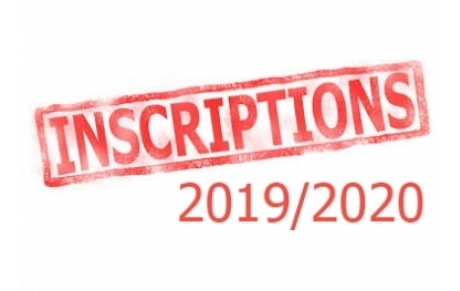 Inscriptions saison 2019-2020 : toujours ouvertes !