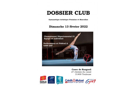 Dimanche 13 février 2022 : Championnat départemental équipe/indiv  au Cosec Rangueil