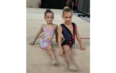 GR : Finale régionale Poussines Gymnastique Rythmiques - L'Isle Jourdain - 17 et 18 décembre 2022 : Gamba Eléa et Capucine !