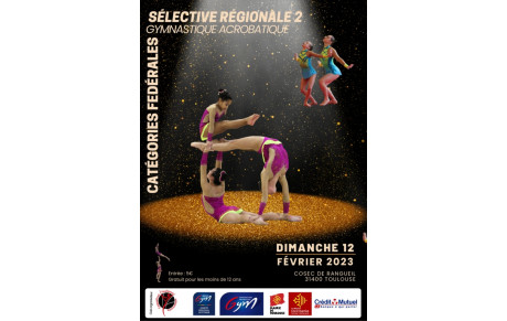 ORGANISATION : La Sélective régionale 2 de Gymnastique acrobatique, c'est à Toulouse !