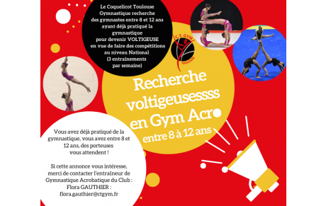 GAC - Recherche Voltigeuses
