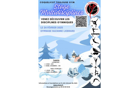 Stage multi activités vacances d'HIVER
