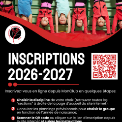 Ouverture des inscriptions 2026-2027